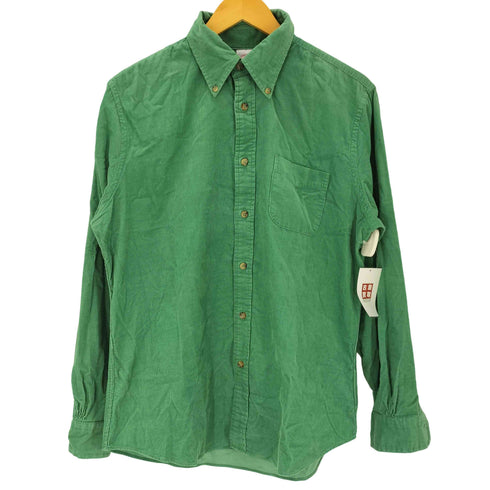 ブルックスブラザーズ BROOKS BROTHERS コットン ピンウェール コーデュロイ ソリッド スポーツ L/S シャツ メンズ import:M