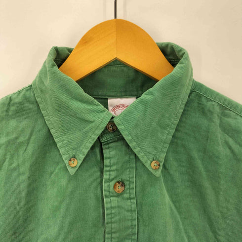 ブルックスブラザーズ BROOKS BROTHERS コットン ピンウェール コーデュロイ ソリッド スポーツ L/S シャツ メンズ import:M
