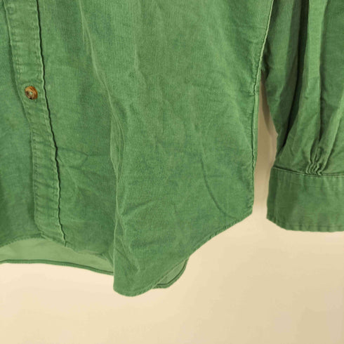 ブルックスブラザーズ BROOKS BROTHERS コットン ピンウェール コーデュロイ ソリッド スポーツ L/S シャツ メンズ import:M