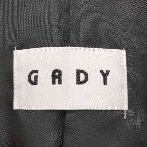 GADY ゼブラ柄 エコファー ロングコート レディース 13AR