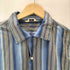 California 70S USA製 三角タグ グラデーション ストライプ 開襟 オープンカラー S/S ボックス シャツ vintage ヴィンテージ メンズ import:L