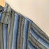 California 70S USA製 三角タグ グラデーション ストライプ 開襟 オープンカラー S/S ボックス シャツ vintage ヴィンテージ メンズ import:L