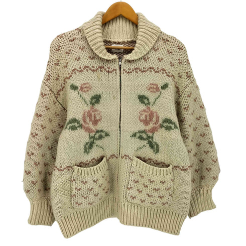 メリージェニー merry jenny 24aw roseカウチンニット レディース FREE