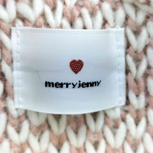 メリージェニー merry jenny 24aw roseカウチンニット レディース FREE