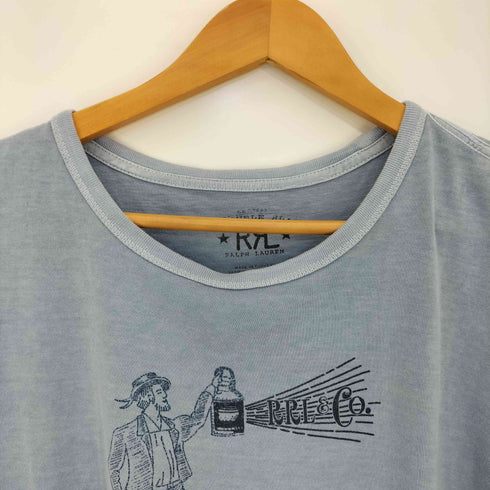 ダブルアールエルラルフローレン RRL RALPH LAUREN ジャージー グラフィック Tシャツ メンズ import:L