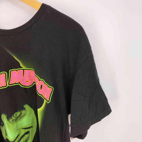 MARILYN MANSON プリント クルーネックバンドTシャツ バンT メンズ import:XL