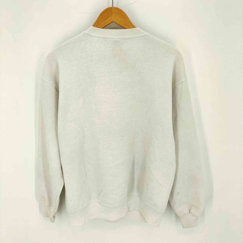 ラッセルアスレチック RUSSELL ATHLETIC 90s USA製 NORTHWEST COLORS ラバープリント 前V クルーネックスウェット メンズ import:L