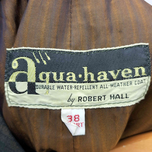 aqua haven 玉虫 ステンカラーコート メンズ 38 SHORT