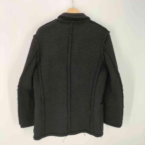 コムデギャルソンオム COMME des GARCONS HOMME 田中オム ウール縮絨 テーラードジャケット メンズ M