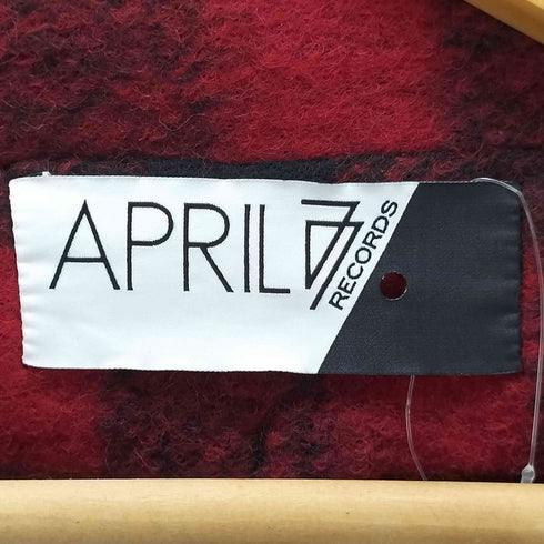 エイプリルセブンティセブン April77 バッファローチェック ウールテーラードジャケット feelgood ranch red メンズ JPN:XS