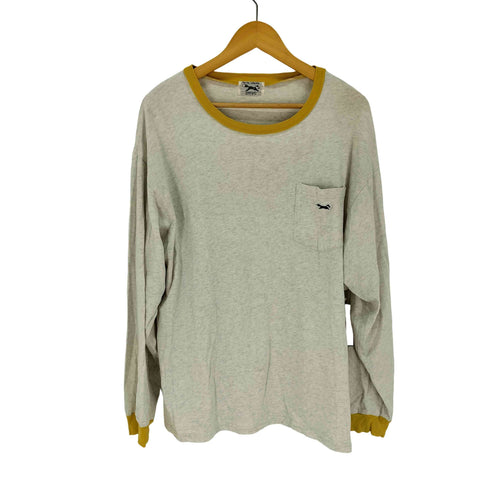 タウンクラフト TOWNCRAFT ロゴ刺繍 L/S Tシャツ カットソー メンズ JPN:L