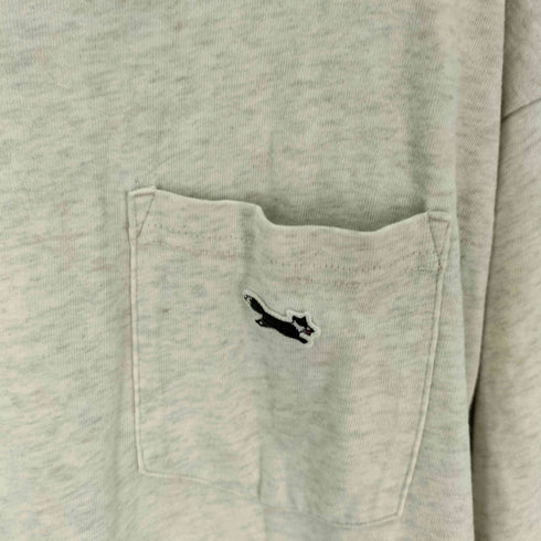 タウンクラフト TOWNCRAFT ロゴ刺繍 L/S Tシャツ カットソー メンズ JPN:L