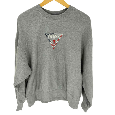 ゲス GUESS クルーネックスウェット USA COLLECTION レディース JPN:L