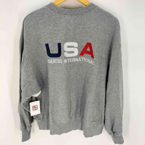 ゲス GUESS クルーネックスウェット USA COLLECTION レディース JPN:L