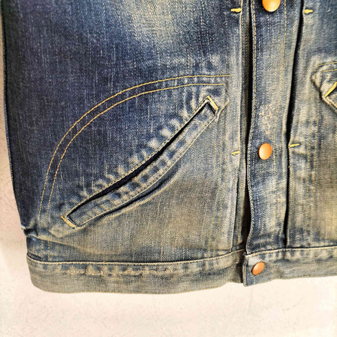 エイプリルセブンティセブン April77 デニムトラッカージャケット assenbley red selvedge Y2K メンズ JPN:XS
