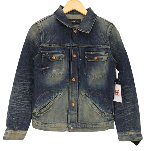 エイプリルセブンティセブン April77 デニムトラッカージャケット assenbley red selvedge Y2K メンズ JPN:XS
