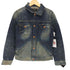 エイプリルセブンティセブン April77 デニムトラッカージャケット assenbley red selvedge Y2K メンズ JPN:XS