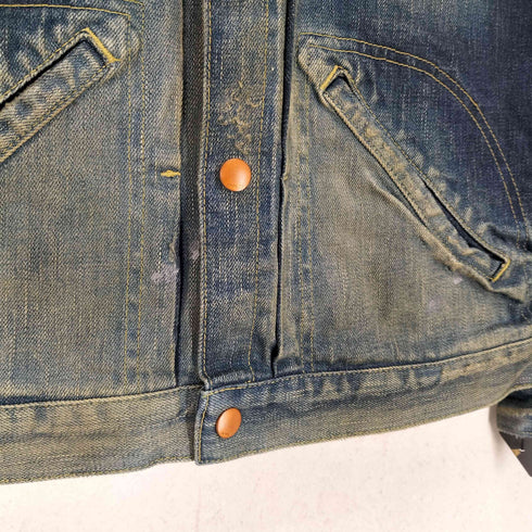 エイプリルセブンティセブン April77 デニムトラッカージャケット assenbley red selvedge Y2K メンズ JPN:XS