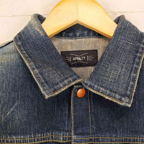 エイプリルセブンティセブン April77 デニムトラッカージャケット assenbley red selvedge Y2K メンズ JPN:XS