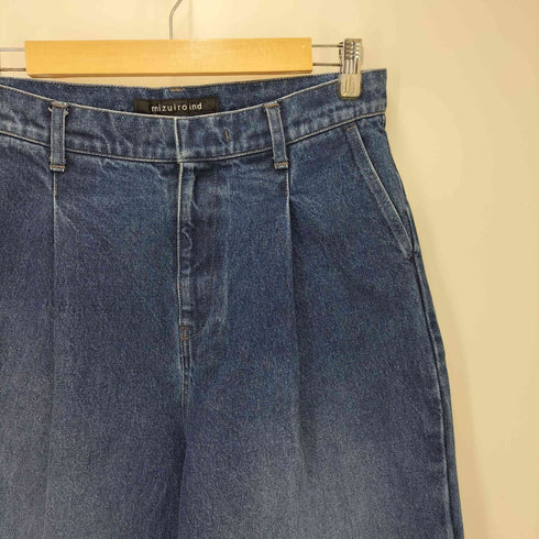 ミズイロインド mizuiro ind 26SS ワイドデニムスラックス レディース FREE
