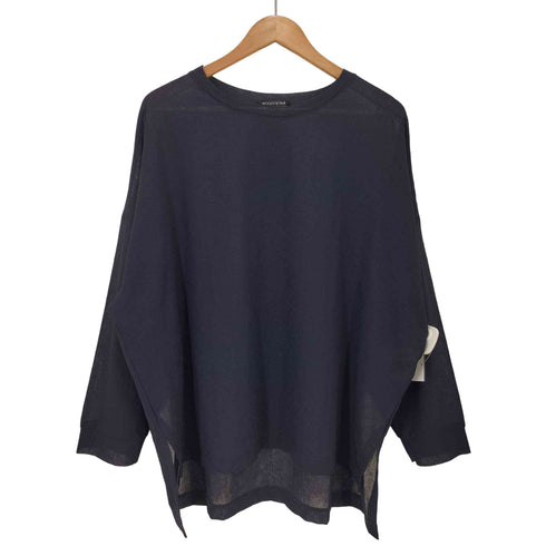 ミズイロインド mizuiro ind 26SS ワッシャーボイルド ワイド プルオーバー レディース FREE