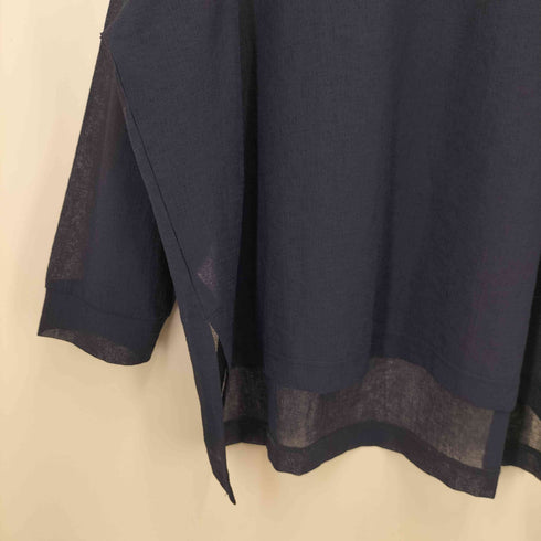 ミズイロインド mizuiro ind 26SS ワッシャーボイルド ワイド プルオーバー レディース FREE