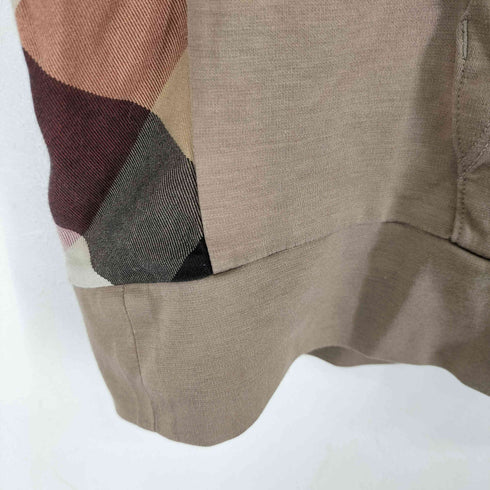 ブラックレーベルクレストブリッジ BLACK LABEL CRESTBRIDGE チェック切り替え S/S フーディ メンズ JPN:L