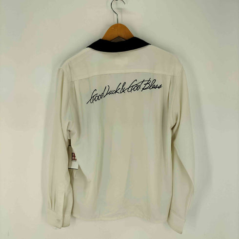 クライミー THE CRIMIE EASY CARE EMBROIDERY OPEN COLLAR SHIRT メンズ