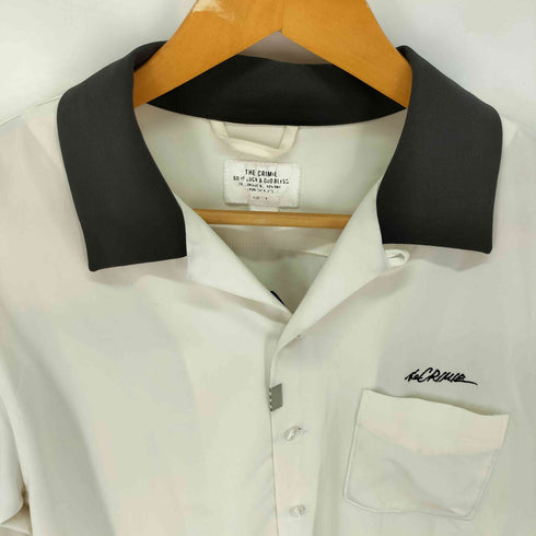 クライミー THE CRIMIE EASY CARE EMBROIDERY OPEN COLLAR SHIRT メンズ
