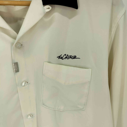 クライミー THE CRIMIE EASY CARE EMBROIDERY OPEN COLLAR SHIRT メンズ