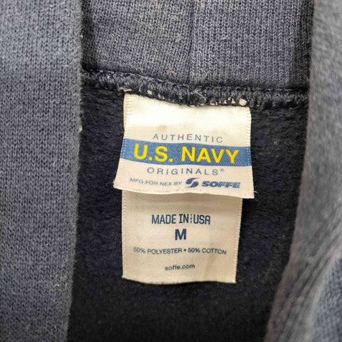 ユーエスネイビー U.S.NAVY USA製 トレーニング プルオーバー スウェット パーカー メンズ import:M