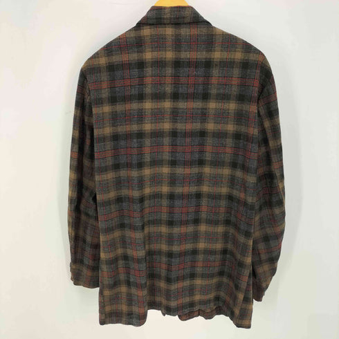 ペンドルトン PENDLETON 40s マドラスチェック ウール 背抜き 3B テーラードジャケット メンズ