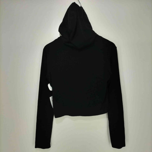 BLACKUP フーデッド ニット カーディガン レディース