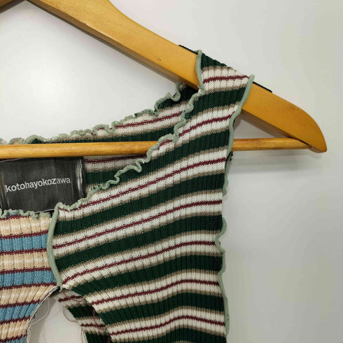 コトハヨコザワ kotohayokozawa DOCKING KNIT TANK ドッキング ニット タンクトップ レディース