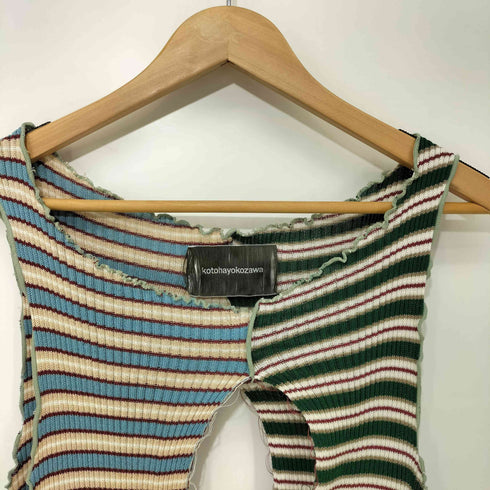コトハヨコザワ kotohayokozawa DOCKING KNIT TANK ドッキング ニット タンクトップ レディース
