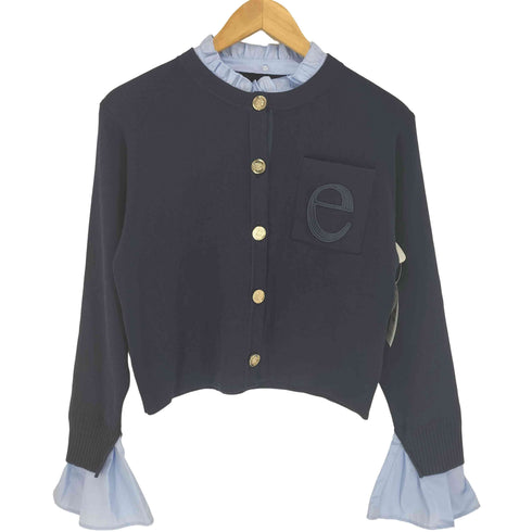 エイミーイストワール eimy istoire Attached collar ニットジャケット レディース FREE