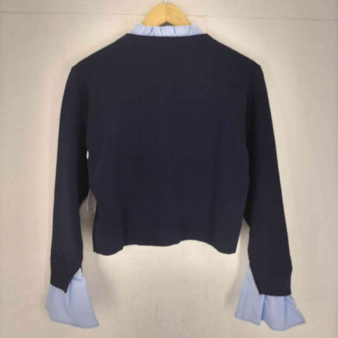 エイミーイストワール eimy istoire Attached collar ニットジャケット レディース FREE