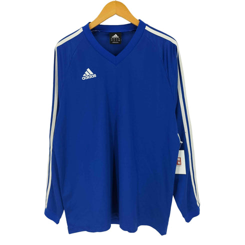アディダス adidas 00S 万国旗タグ パフォーマンスロゴ刺繍 L/S ゲームシャツ メンズ import:M