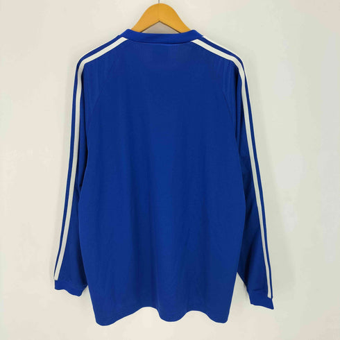 アディダス adidas 00S 万国旗タグ パフォーマンスロゴ刺繍 L/S ゲームシャツ メンズ import:M