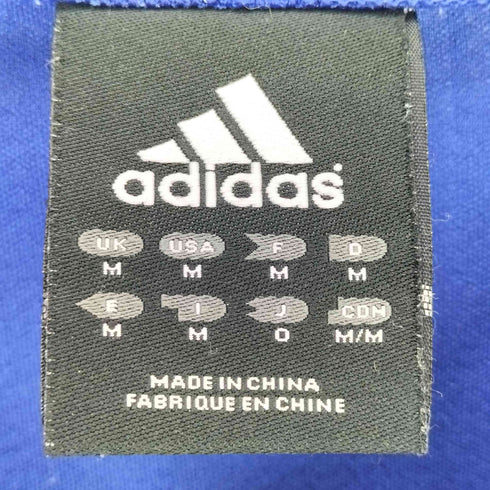 アディダス adidas 00S 万国旗タグ パフォーマンスロゴ刺繍 L/S ゲームシャツ メンズ import:M