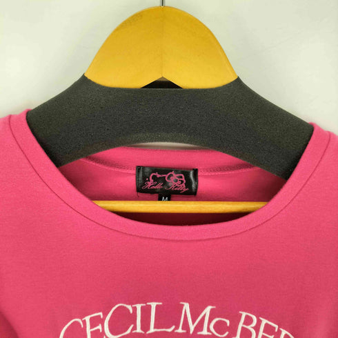 セシルマクビー CECIL McBEE キャラクタープリント 刺繍ロゴ ピチT レディース JPN:M
