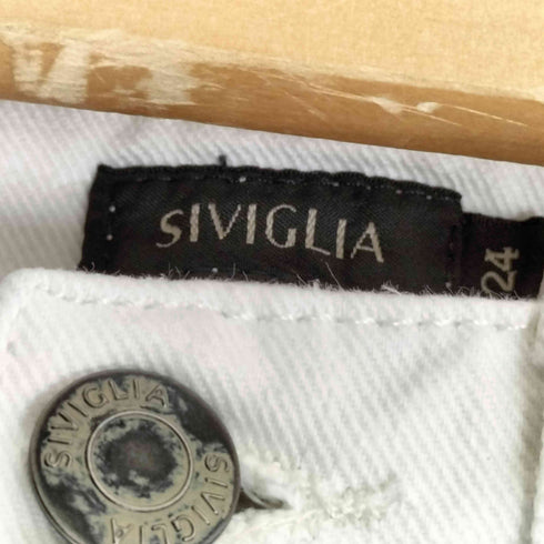 シビリア SIVIGLIA ストレッチ ストレートデニム レディース 24
