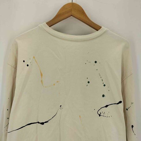 ロクビューティーアンドユースユナイテッドアローズ 6 BEAUTY & YOUTH UNITED ARROWS 21SS DRIPPING LONG SLEEVE PULLOVER ドリッピング カットソー レディース