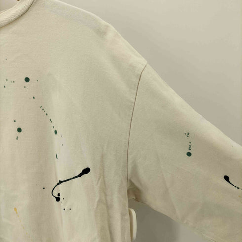ロクビューティーアンドユースユナイテッドアローズ 6 BEAUTY & YOUTH UNITED ARROWS 21SS DRIPPING LONG SLEEVE PULLOVER ドリッピング カットソー レディース