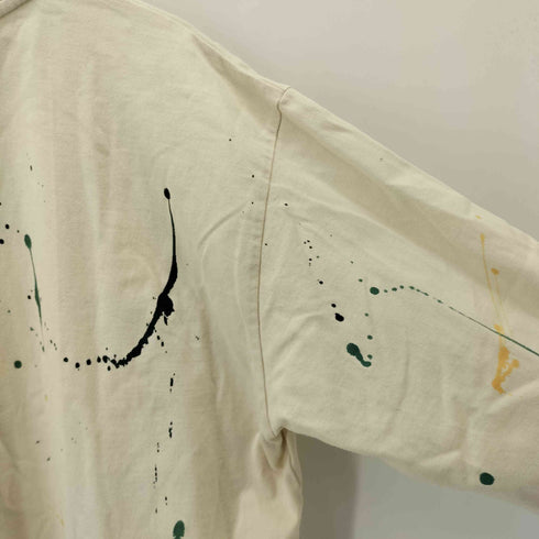 ロクビューティーアンドユースユナイテッドアローズ 6 BEAUTY & YOUTH UNITED ARROWS 21SS DRIPPING LONG SLEEVE PULLOVER ドリッピング カットソー レディース