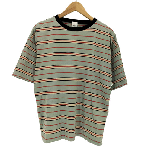 ロクビューティーアンドユースユナイテッドアローズ 6 BEAUTY & YOUTH UNITED ARROWS COTTON MULTI BORDER T-SHIRT コットン マルチボーダー Tシャツ レディース