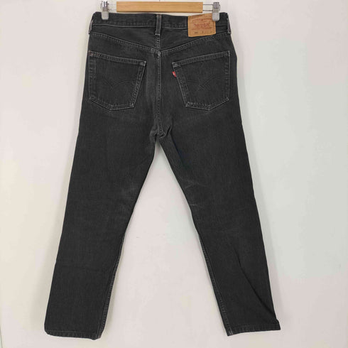 リーバイス Levis USA製 553刻印 501 後染め ボタンフライブラックデニム メンズ 33/32