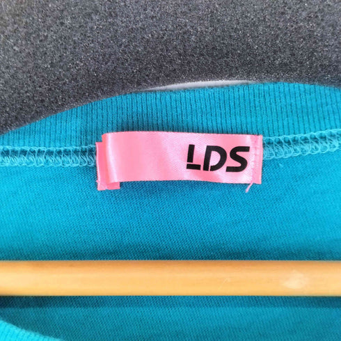 LDS スパンコール スカルデザイン S/S Tシャツ レディース