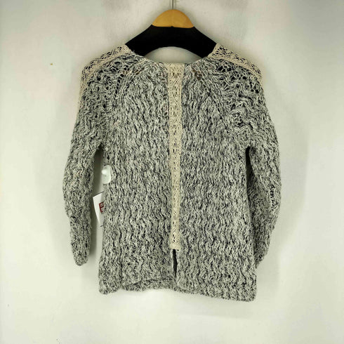 ザラ ZARA レースディティール ケーブルニット レディース