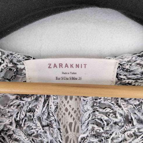 ザラ ZARA レースディティール ケーブルニット レディース